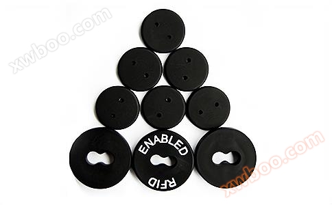 Etichetta di lavaggio ad alta temperatura pulsante RFID ad alta frequenza XT9507