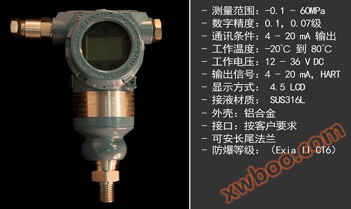 Экспортный тип - цифровой дисплей / высокоточный интеллектуальный датчик давления YSZ - H