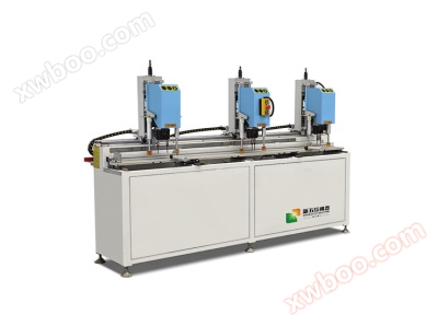 Efficient three head hinge drilling machine
